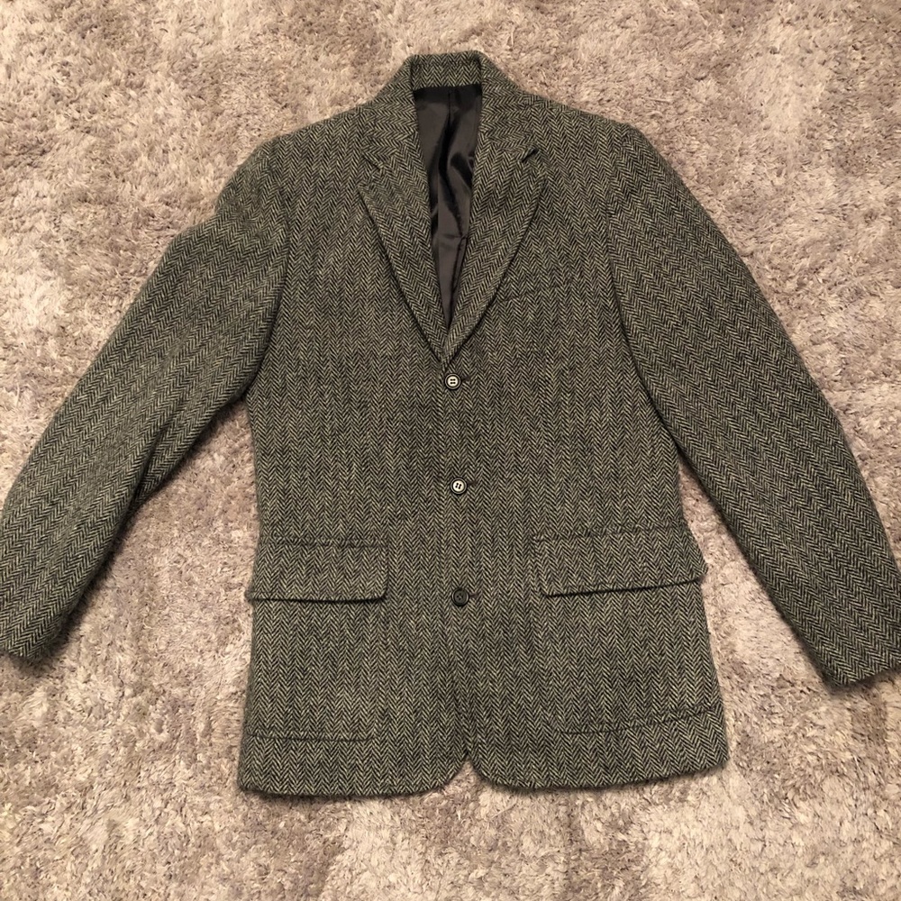 J. Crew men’s herringbone tweed blazer